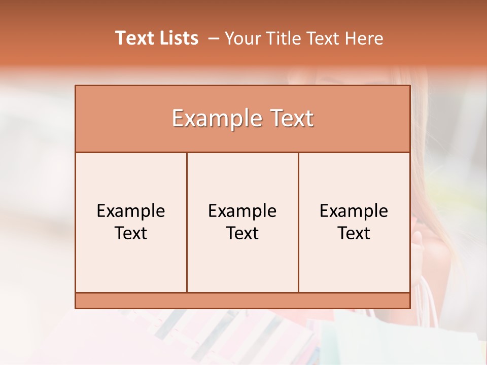 Spree Woman Attractive PowerPoint Template