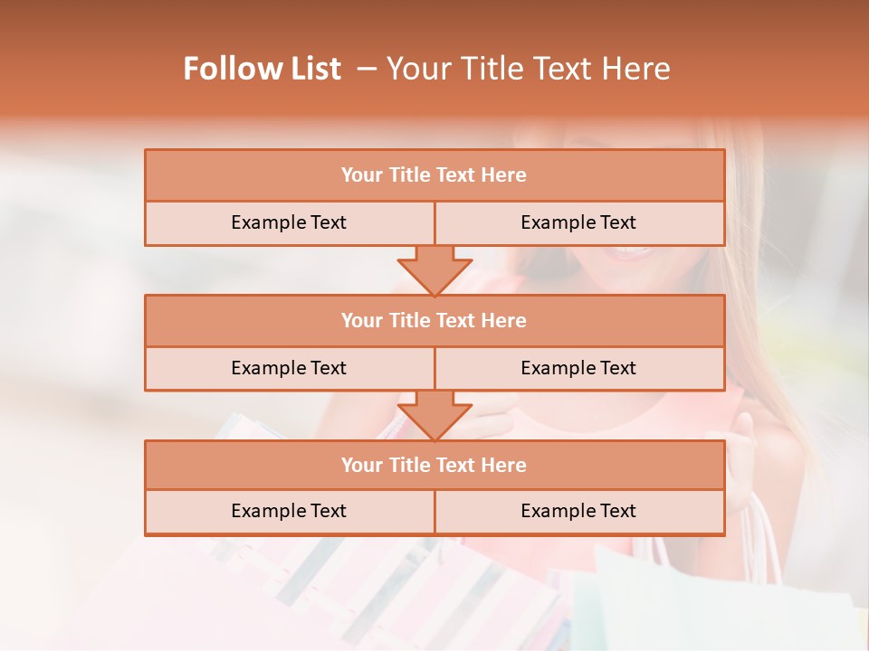 Spree Woman Attractive PowerPoint Template