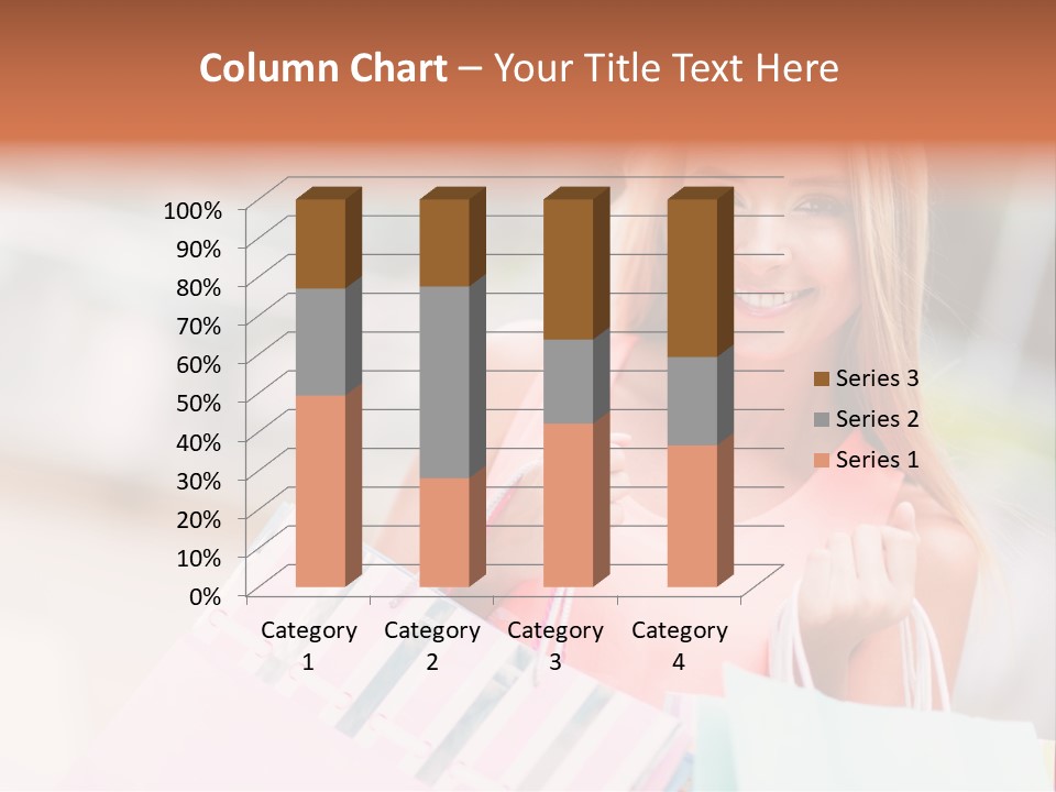 Spree Woman Attractive PowerPoint Template