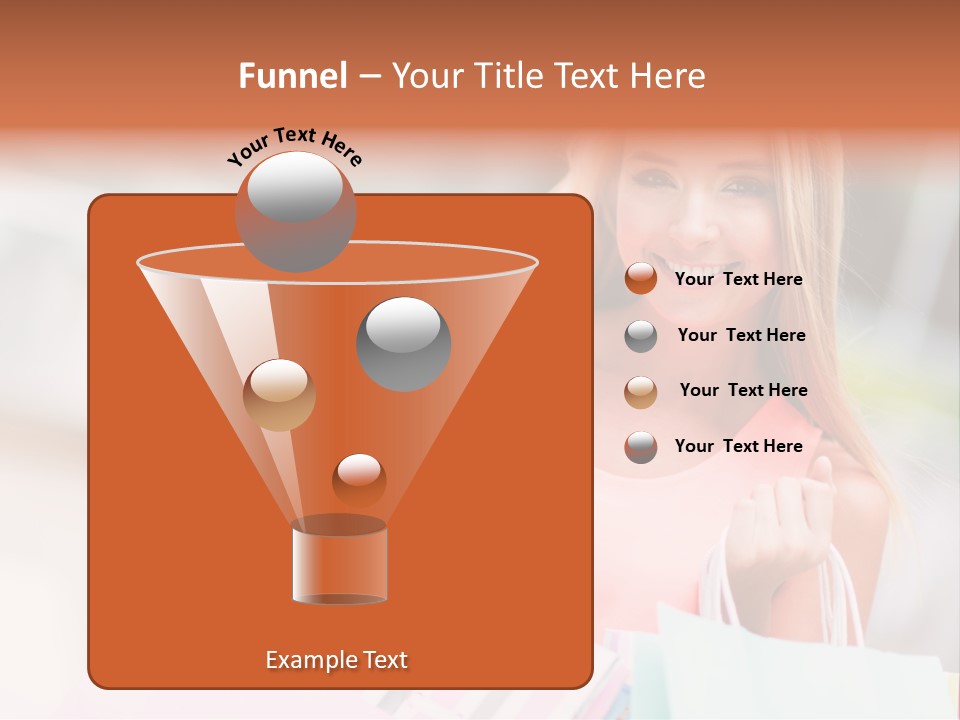 Spree Woman Attractive PowerPoint Template