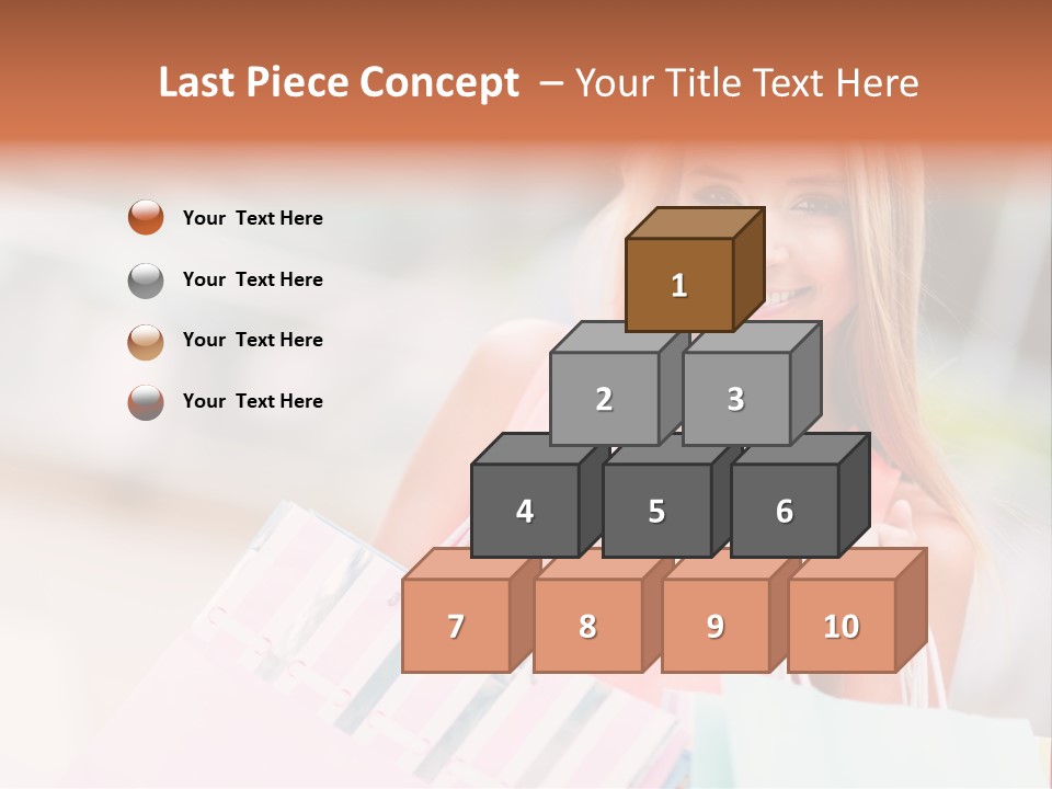 Spree Woman Attractive PowerPoint Template