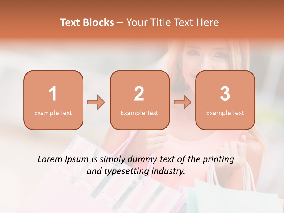 Spree Woman Attractive PowerPoint Template