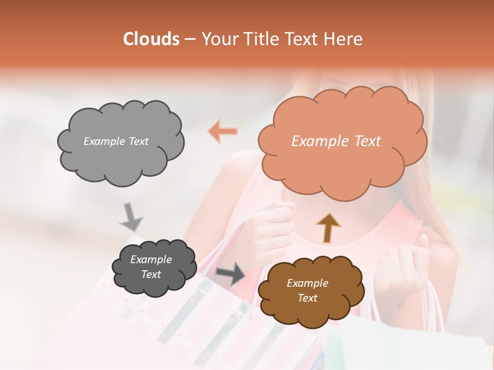 Spree Woman Attractive PowerPoint Template