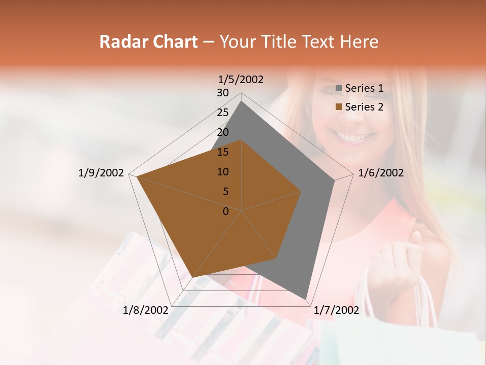 Spree Woman Attractive PowerPoint Template