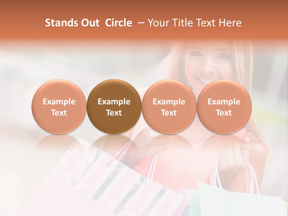 Spree Woman Attractive PowerPoint Template