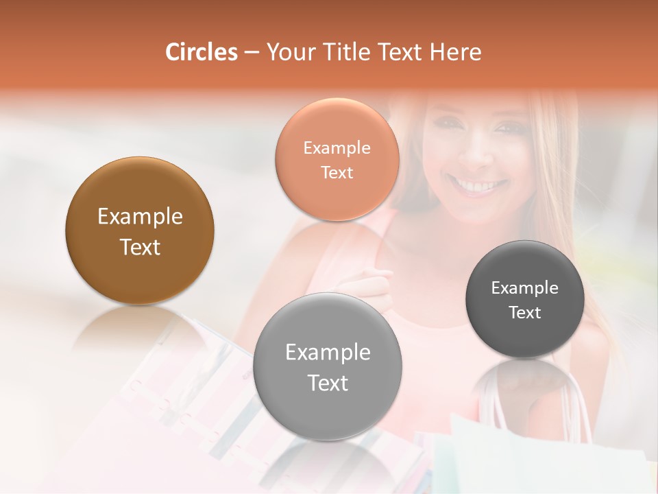 Spree Woman Attractive PowerPoint Template