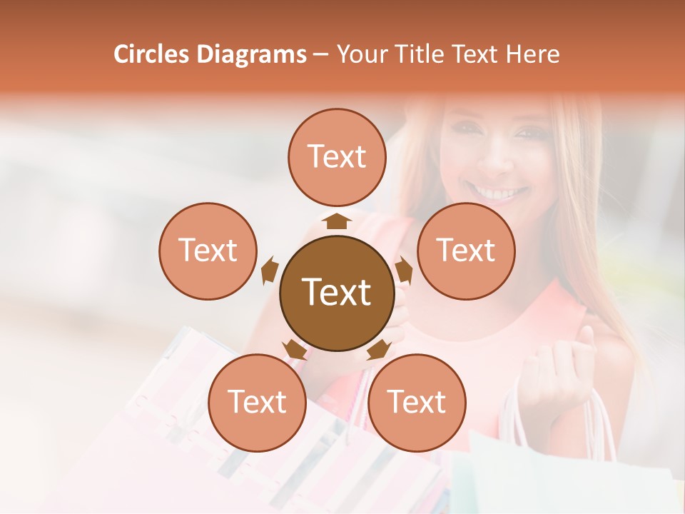 Spree Woman Attractive PowerPoint Template