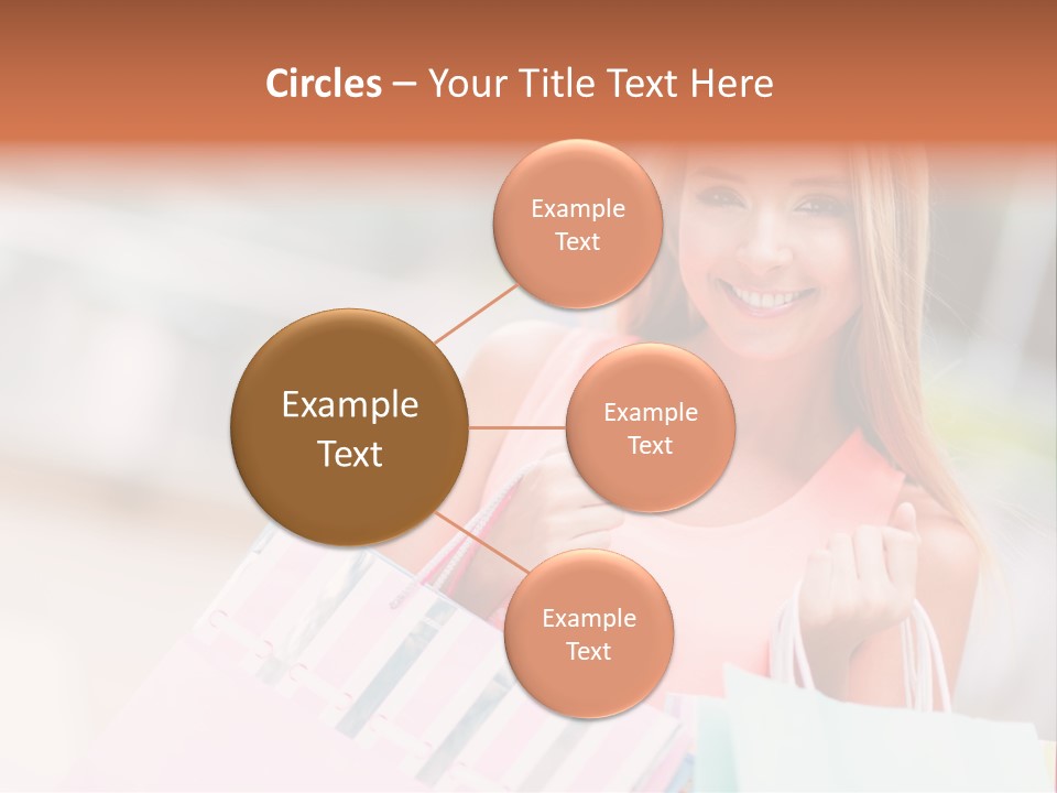 Spree Woman Attractive PowerPoint Template