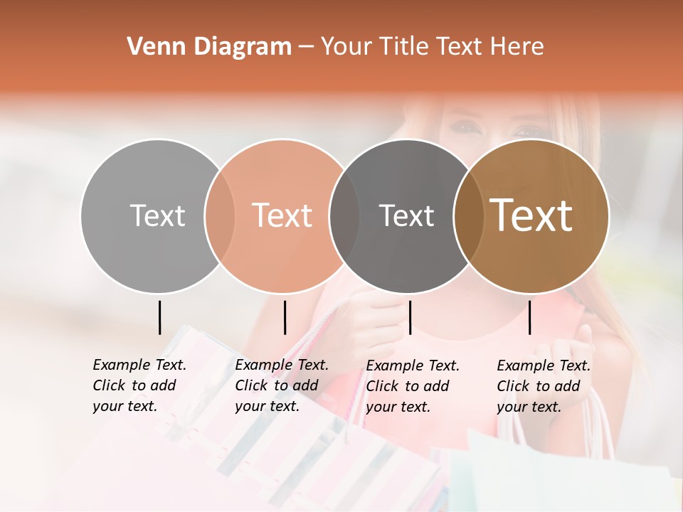 Spree Woman Attractive PowerPoint Template