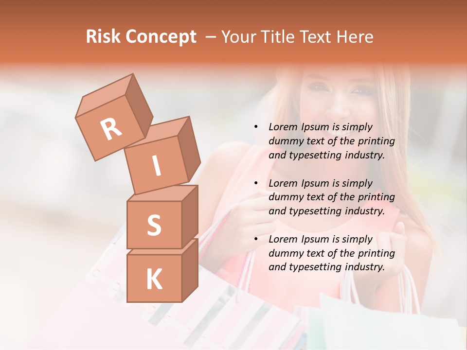 Spree Woman Attractive PowerPoint Template