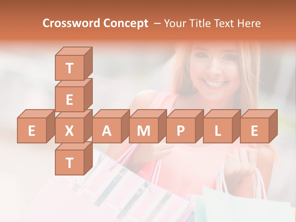 Spree Woman Attractive PowerPoint Template