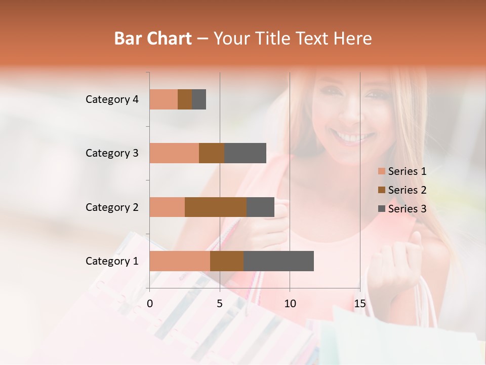 Spree Woman Attractive PowerPoint Template