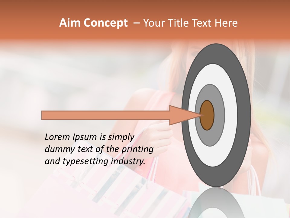 Spree Woman Attractive PowerPoint Template