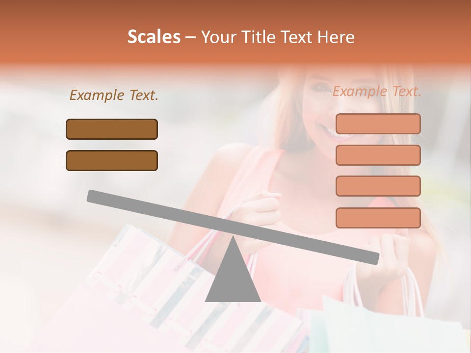 Spree Woman Attractive PowerPoint Template