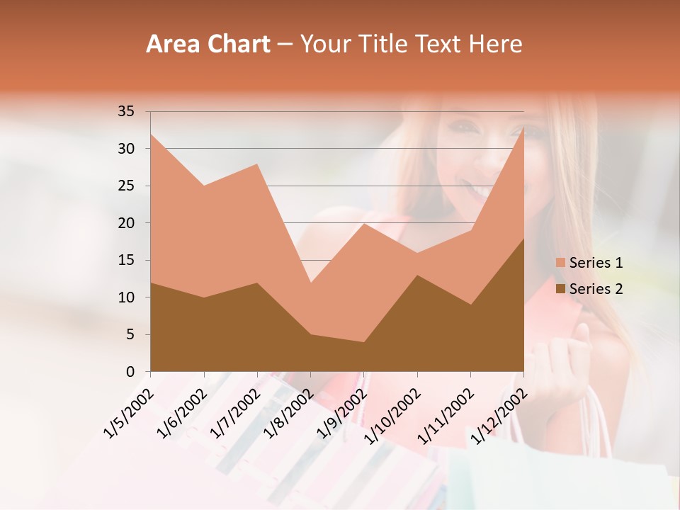 Spree Woman Attractive PowerPoint Template