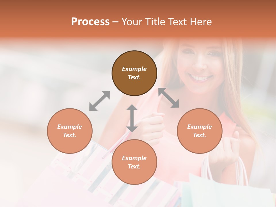 Spree Woman Attractive PowerPoint Template