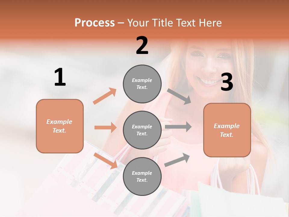 Spree Woman Attractive PowerPoint Template