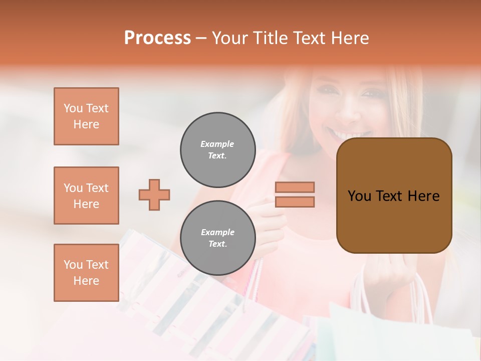 Spree Woman Attractive PowerPoint Template