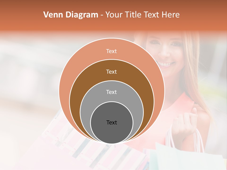 Spree Woman Attractive PowerPoint Template