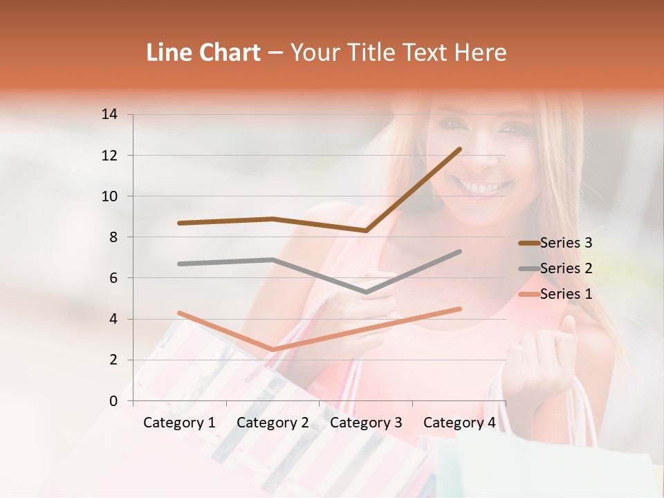 Spree Woman Attractive PowerPoint Template