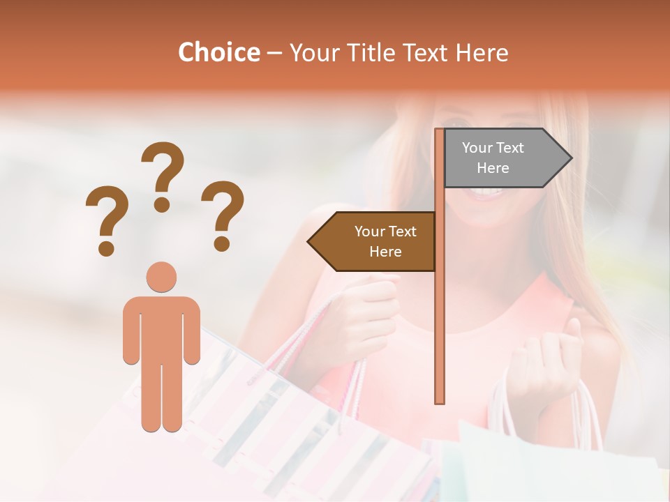 Spree Woman Attractive PowerPoint Template