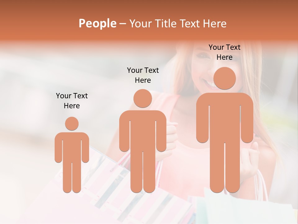 Spree Woman Attractive PowerPoint Template