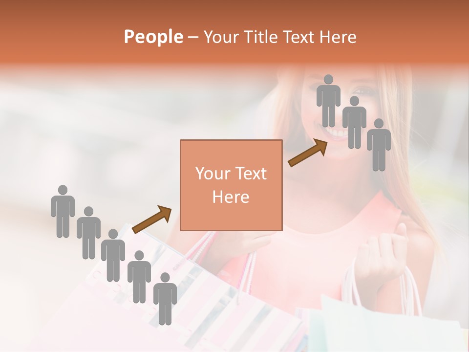 Spree Woman Attractive PowerPoint Template