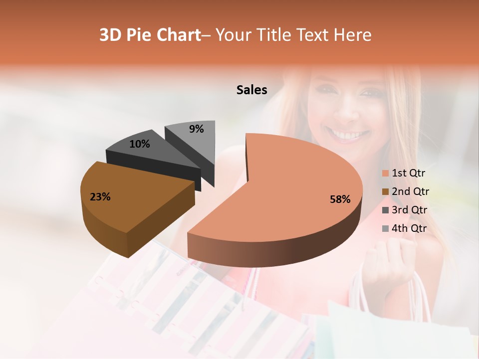 Spree Woman Attractive PowerPoint Template