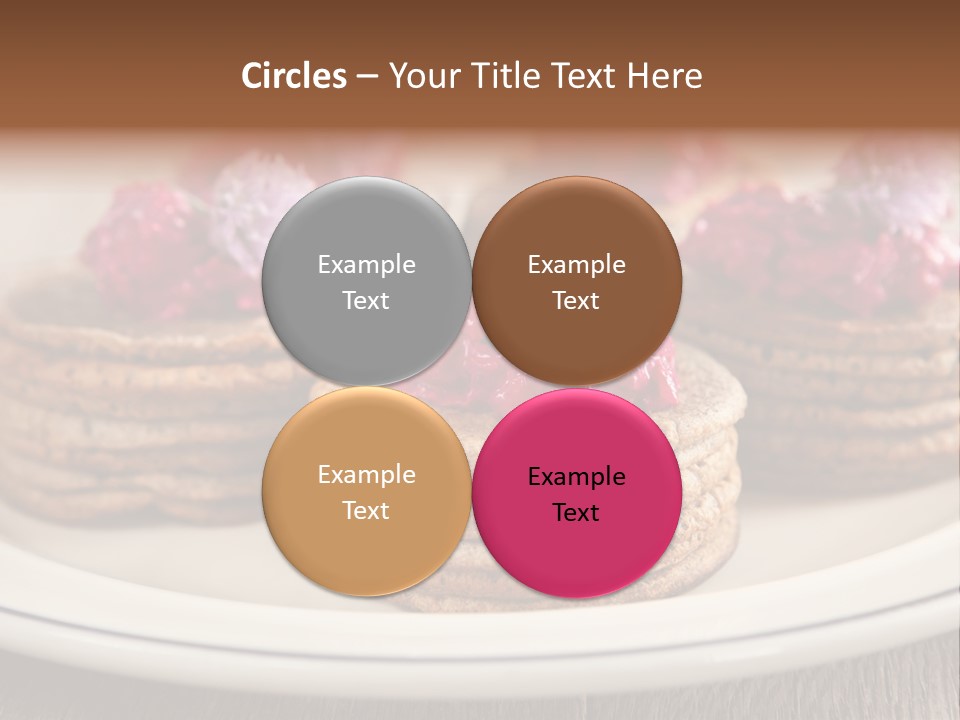 Lunch White Small PowerPoint Template