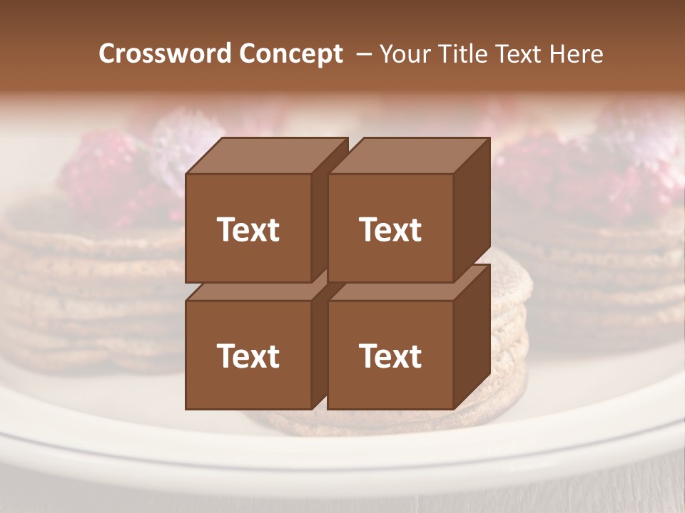 Lunch White Small PowerPoint Template