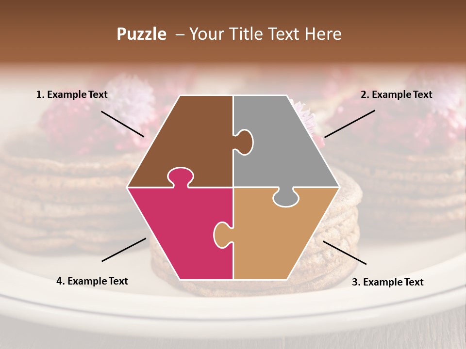 Lunch White Small PowerPoint Template