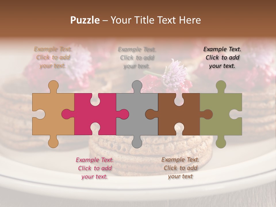 Lunch White Small PowerPoint Template