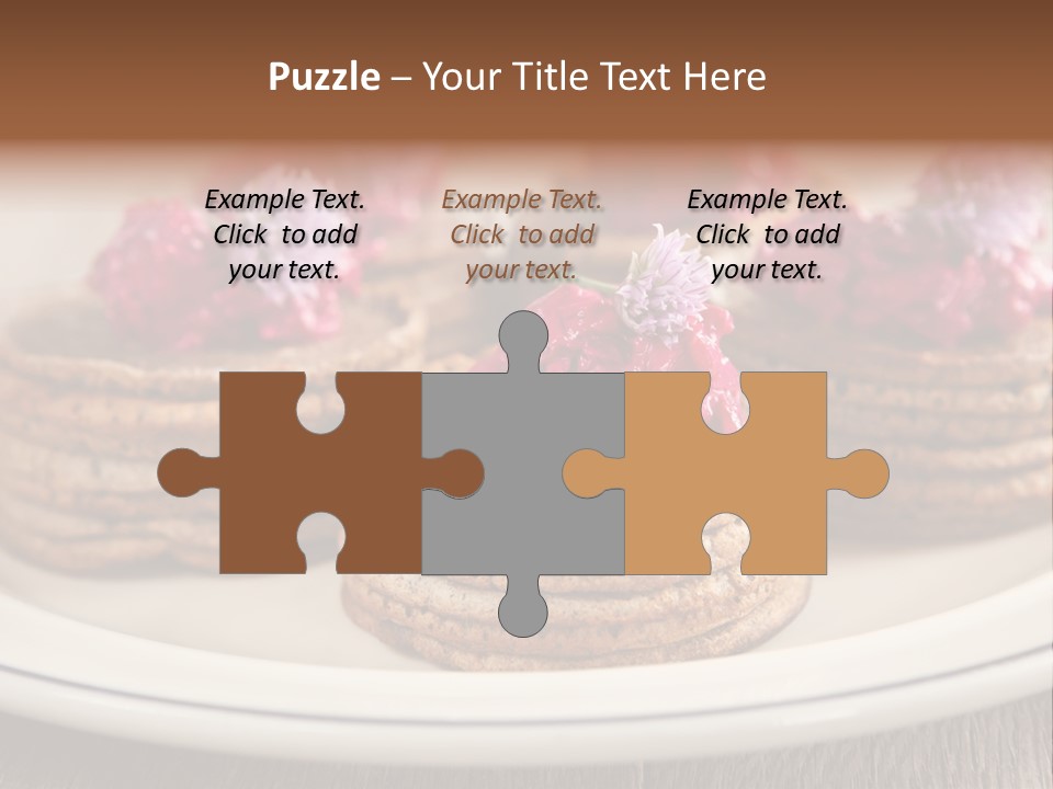 Lunch White Small PowerPoint Template