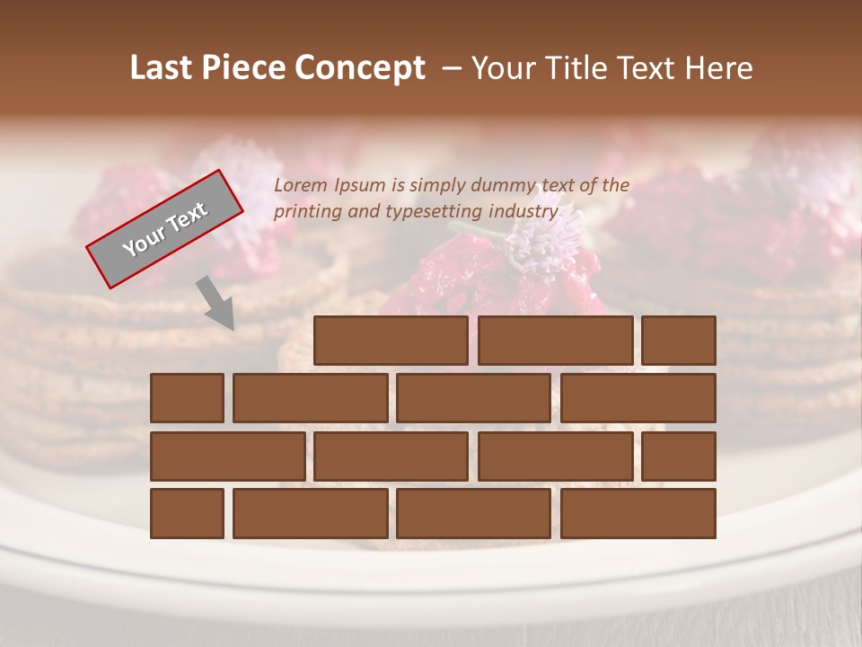 Lunch White Small PowerPoint Template