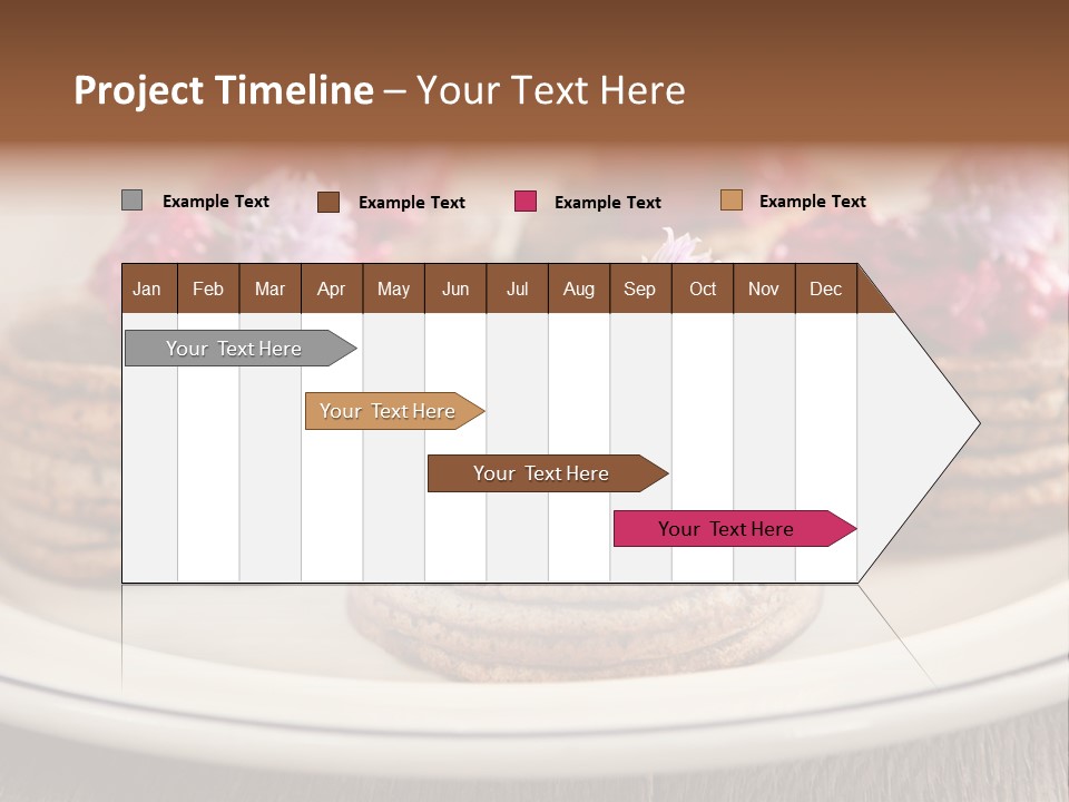 Lunch White Small PowerPoint Template