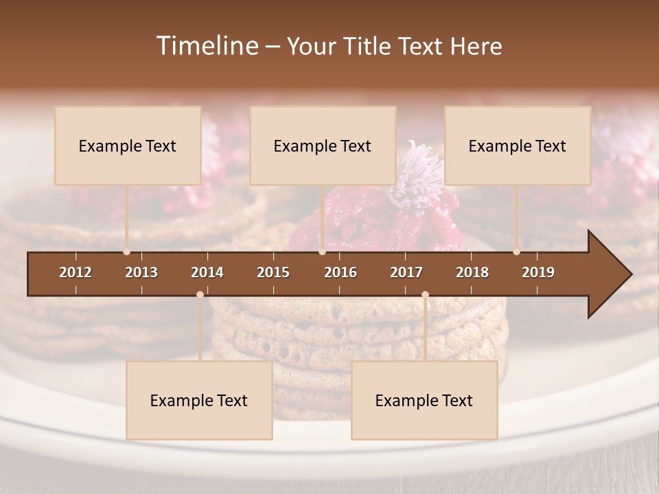 Lunch White Small PowerPoint Template