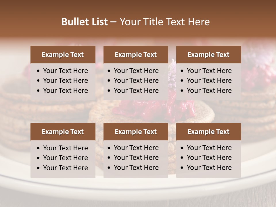 Lunch White Small PowerPoint Template