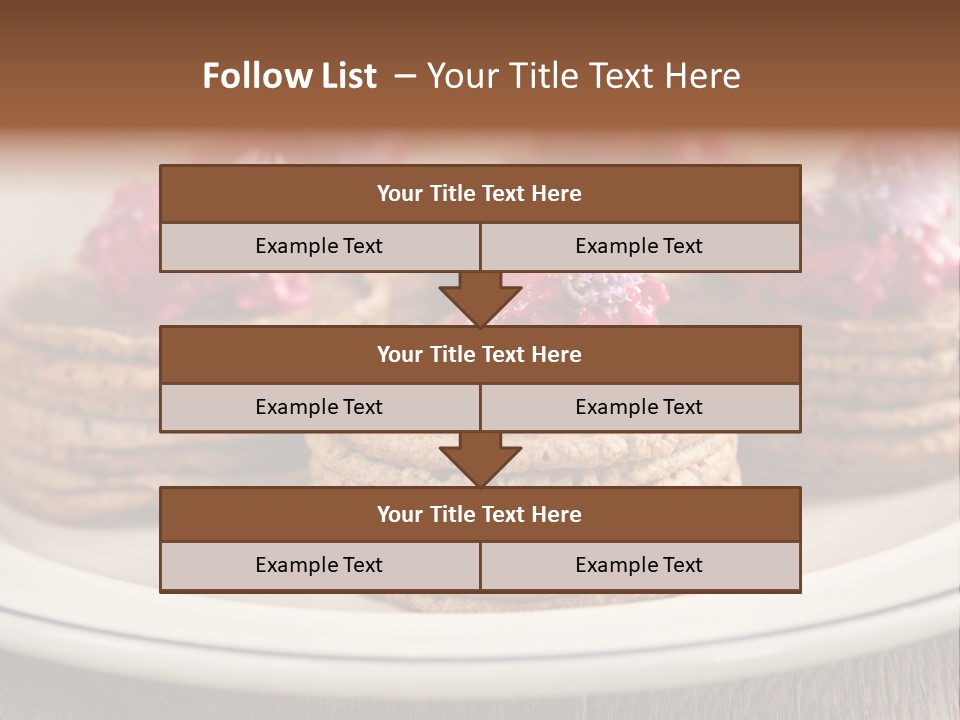 Lunch White Small PowerPoint Template