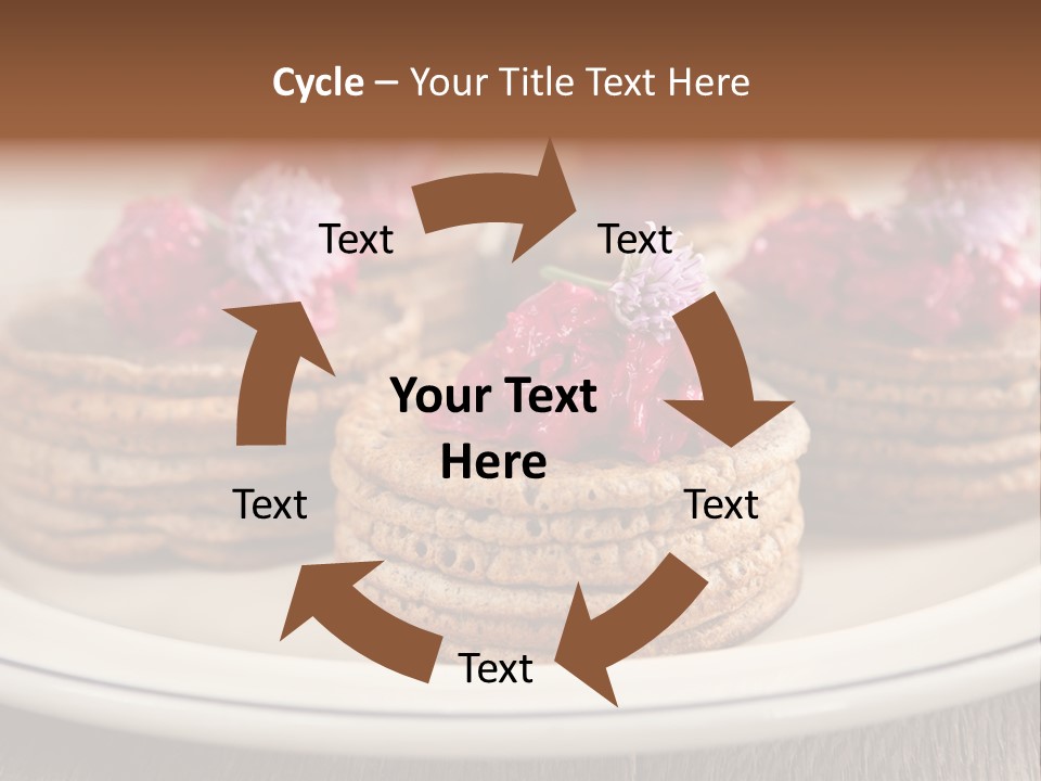 Lunch White Small PowerPoint Template