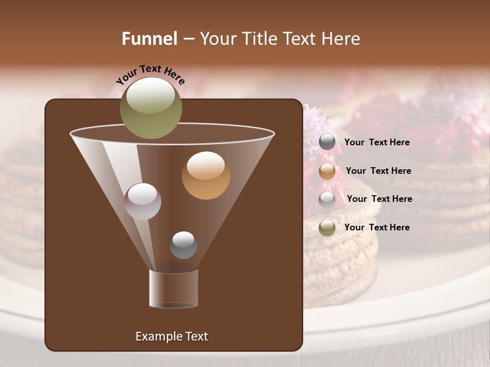 Lunch White Small PowerPoint Template