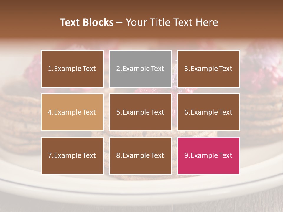 Lunch White Small PowerPoint Template