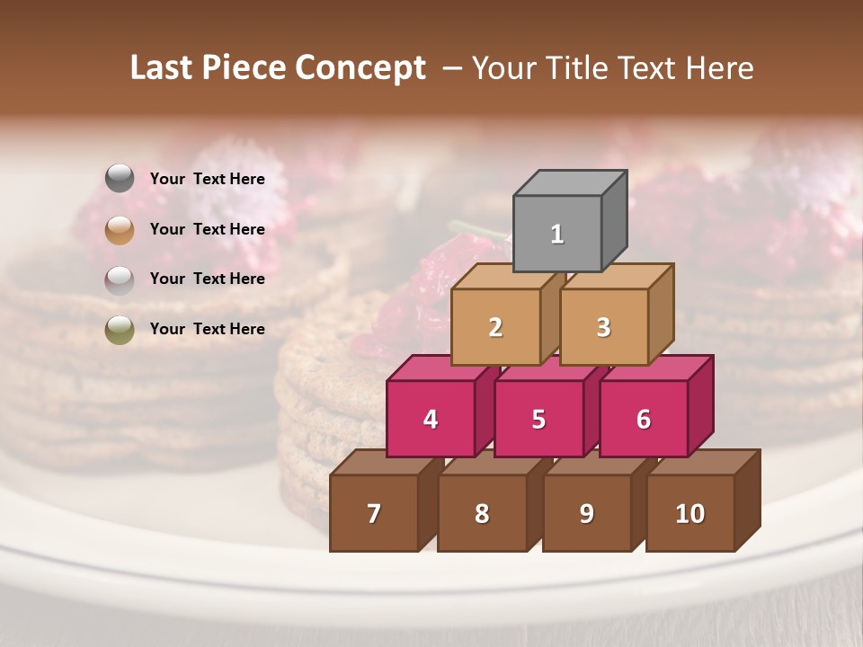 Lunch White Small PowerPoint Template