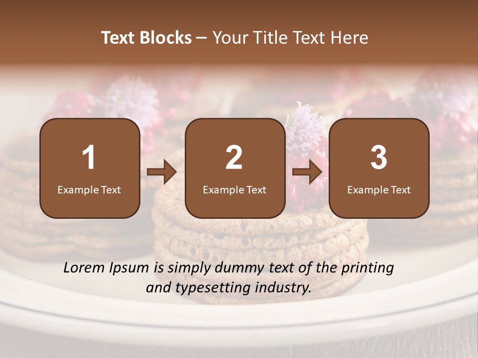 Lunch White Small PowerPoint Template