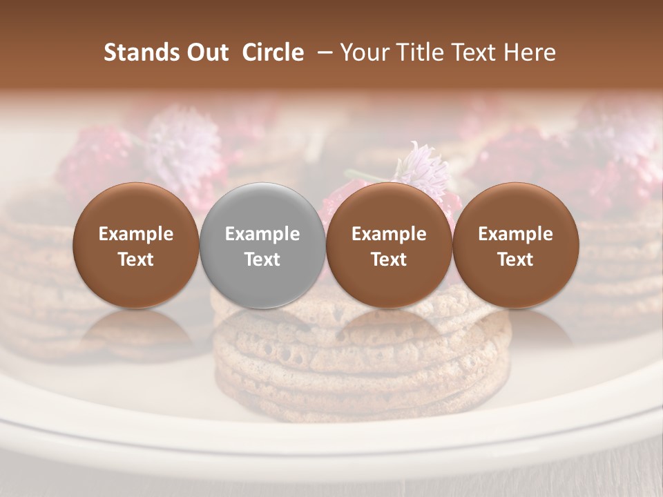 Lunch White Small PowerPoint Template