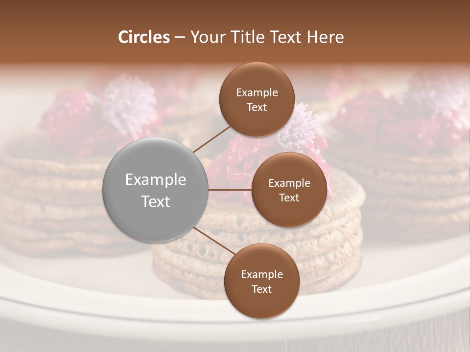 Lunch White Small PowerPoint Template