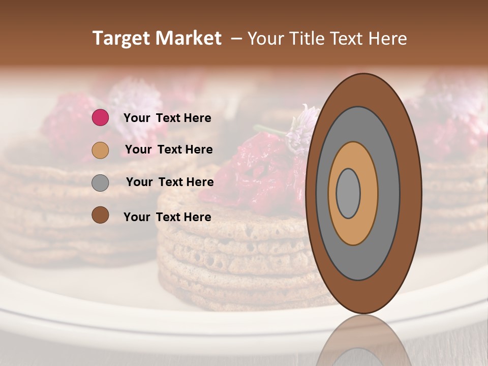 Lunch White Small PowerPoint Template