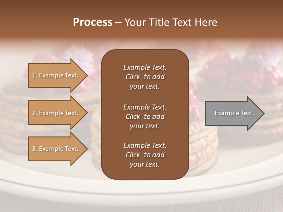 Lunch White Small PowerPoint Template