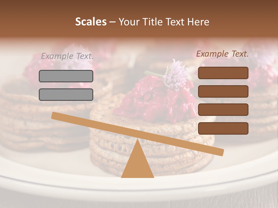Lunch White Small PowerPoint Template