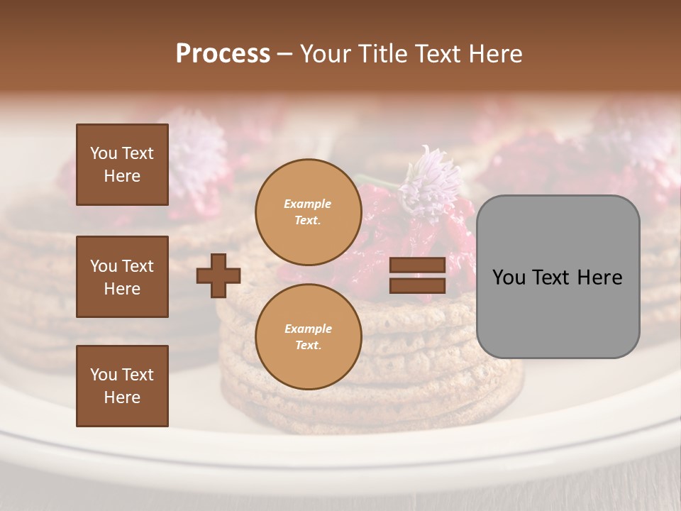 Lunch White Small PowerPoint Template