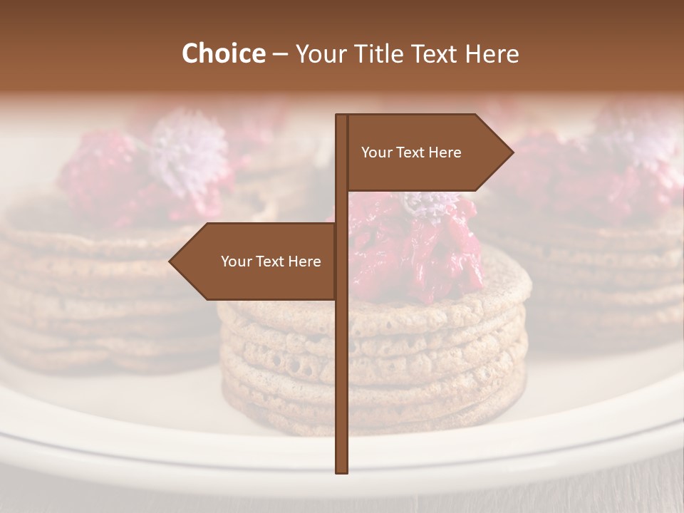 Lunch White Small PowerPoint Template